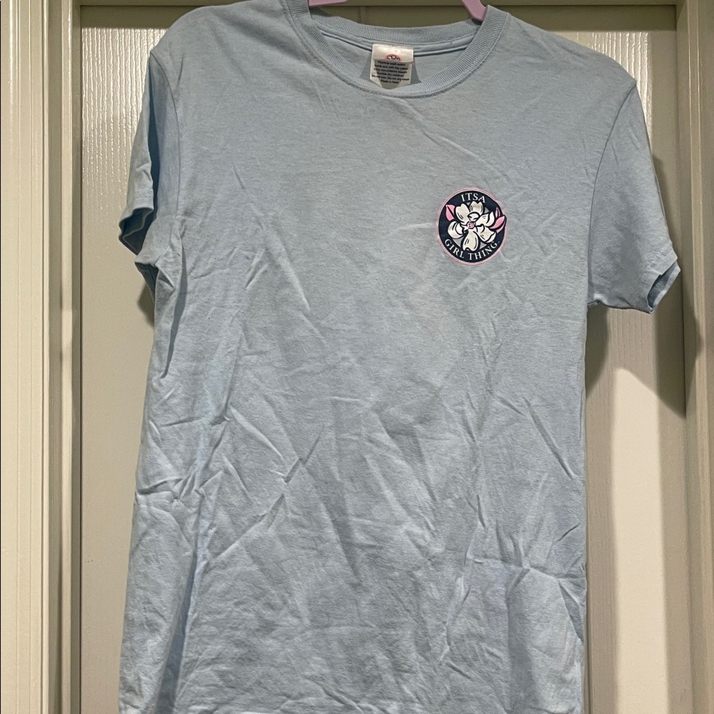 Light Blue Graphic T-Shirt